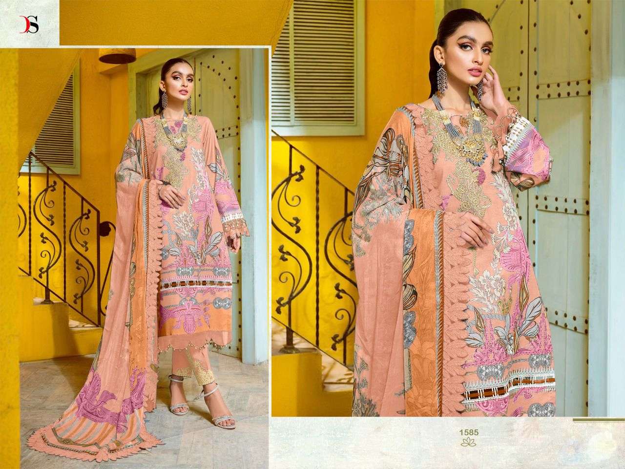 DEEPSY SUITS PRESENT BLISS LAWN 22-2 COTTON EMBROIDERY PAKISTANI SUITS IN WHOLESALE PRICE IN SURAT - SAI DRESSES