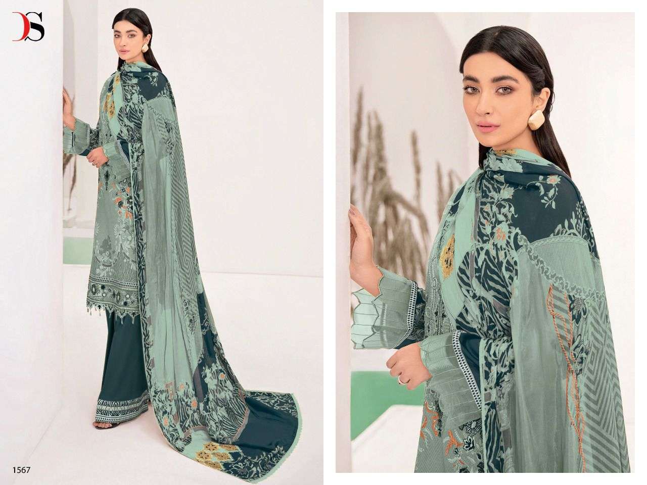 DEEPSY SUITS PRESENT CHEVERON LAWN 22 COTTON EMBROIDERED PAKISTANI SUITS IN WHOLESALE PRICE IN SURAT - SAI DRESSES