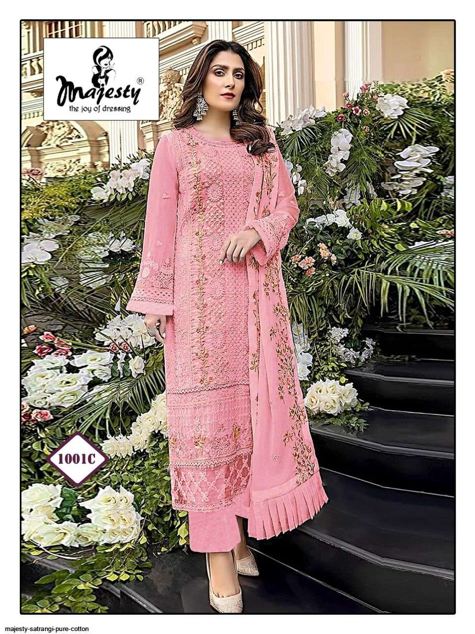 Unstitch Georgette Pakistani Designer Suit at Rs 1500 in Lucknow | ID:  22642230691