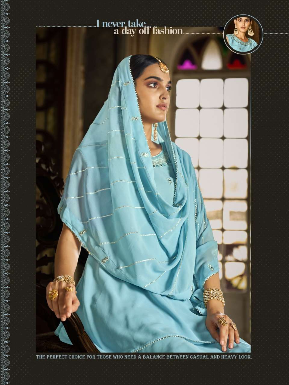 VITARA FASHION PRESENT SHRINGAR GEORGETTE READYMADE PARTY WEAR GARARA STYLE DESIGNER SUITS IN WHOLESALE PRICE IN SURAT - SAI DRESSES