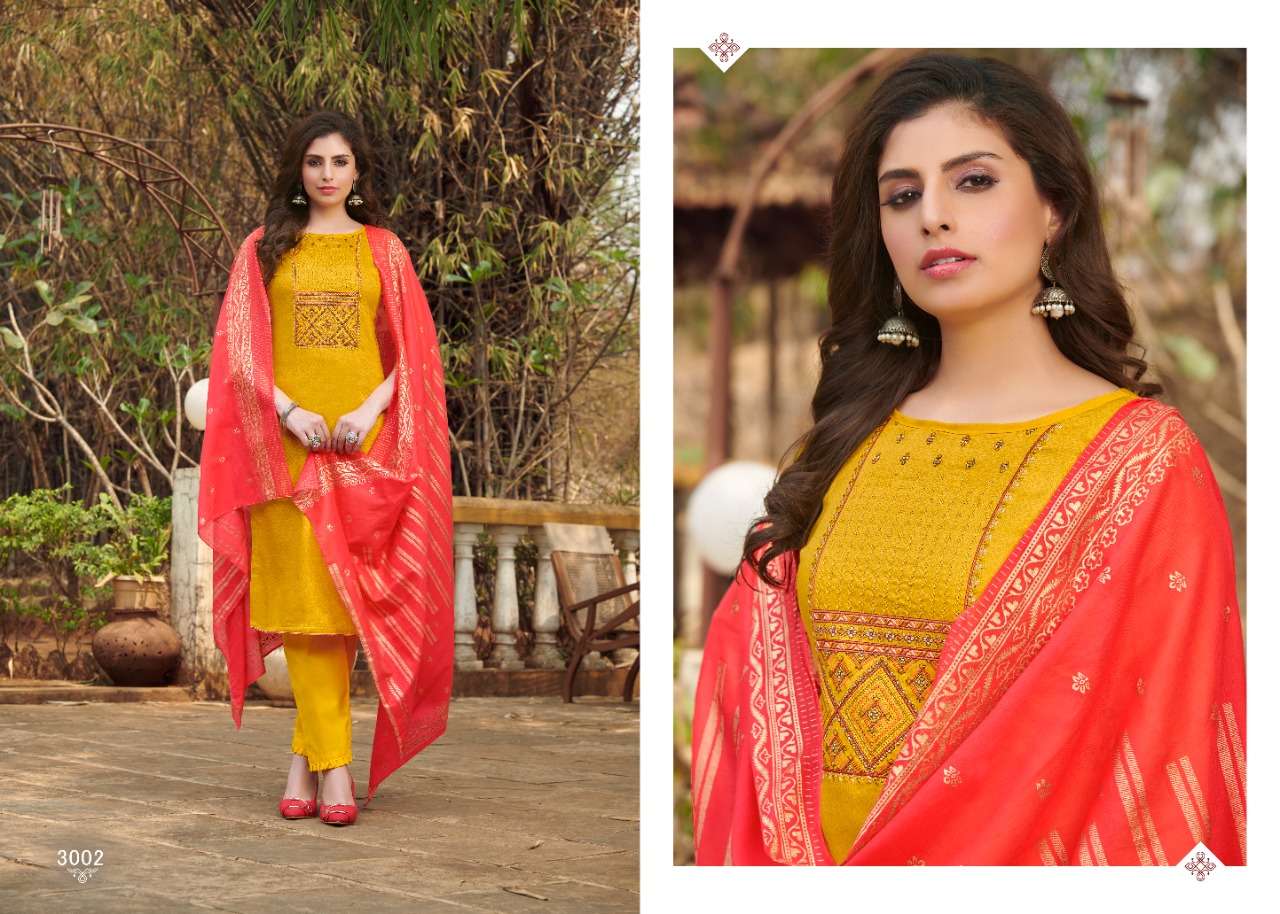 7 CLOUDS PRESENT MEHANDI PANT STYLE SALWAR SUITS IN WHOLESALE PRICE IN SURAT - SAI DRESSES
