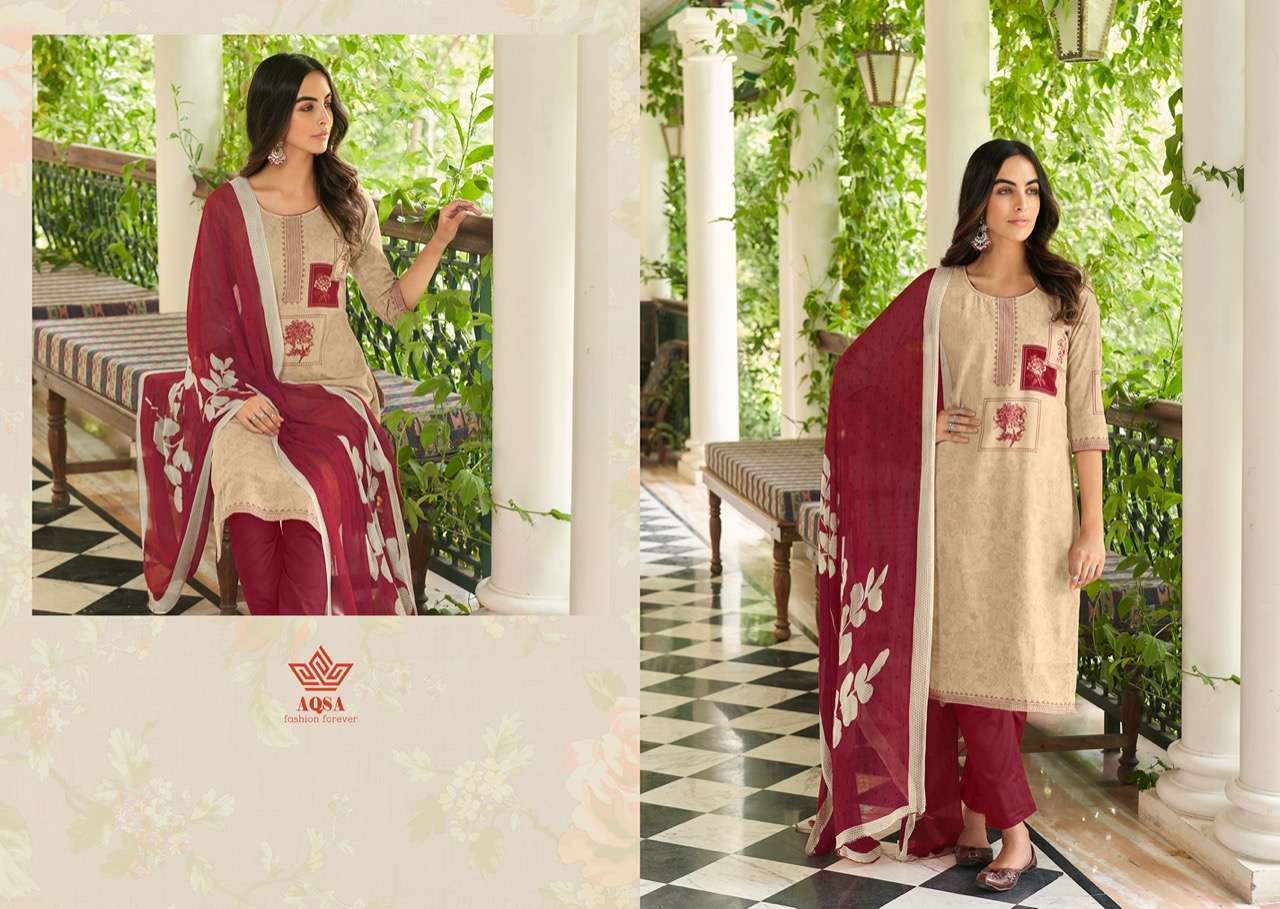 AQSA PRESENT KAYNAAT PANT STYLE SALWAR SUITS IN WHOLESALE PRICE IN SURAT - SAI DRESSES