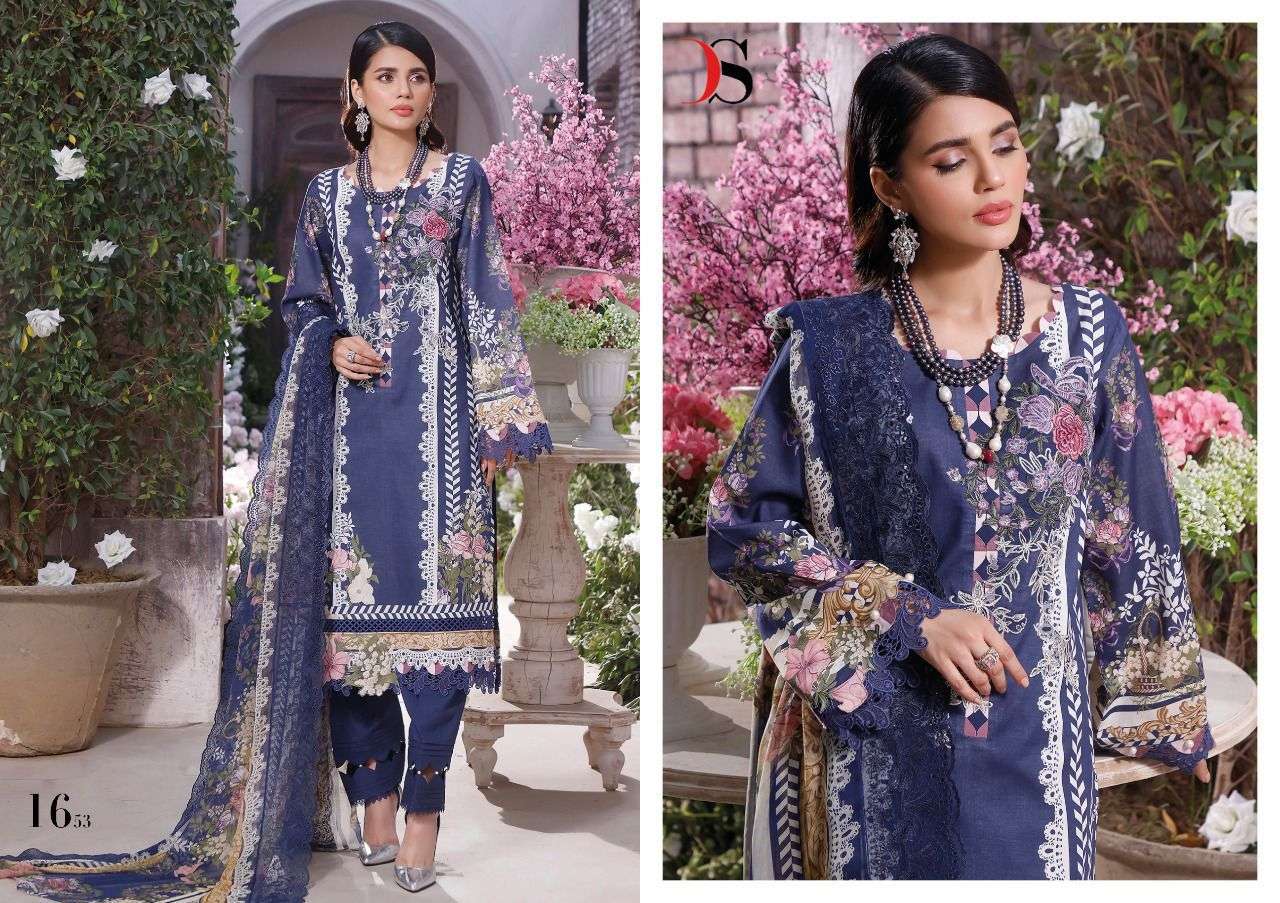  DEEPSY SUITS PRESENT FIRDOUS PREMIUM LAWN EMBROIDERED DUPATTA-2 PAKISTANI DESIGNER SUITS IN WHOLESALE PRICE IN SURAT - SAI DRESSES