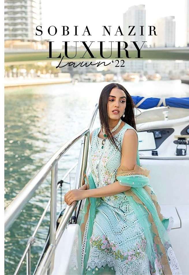 DEEPSY SUITS PRESENT SOBIA NAZIR LUXURY LAWN 22 PAKISTANI DESIGNER SUITS IN WHOLESALE PRICE IN SURAT - SAI DRESSES