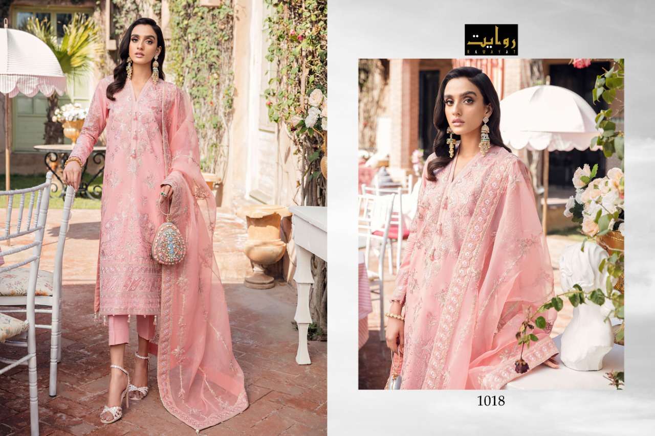 RAWAYAT PRESENT SIGNATURE LAWN COLLECTION DESIGNER PAKISTANI SUITS IN WHOLESALE PRICE IN SURAT - SAI DRESSES