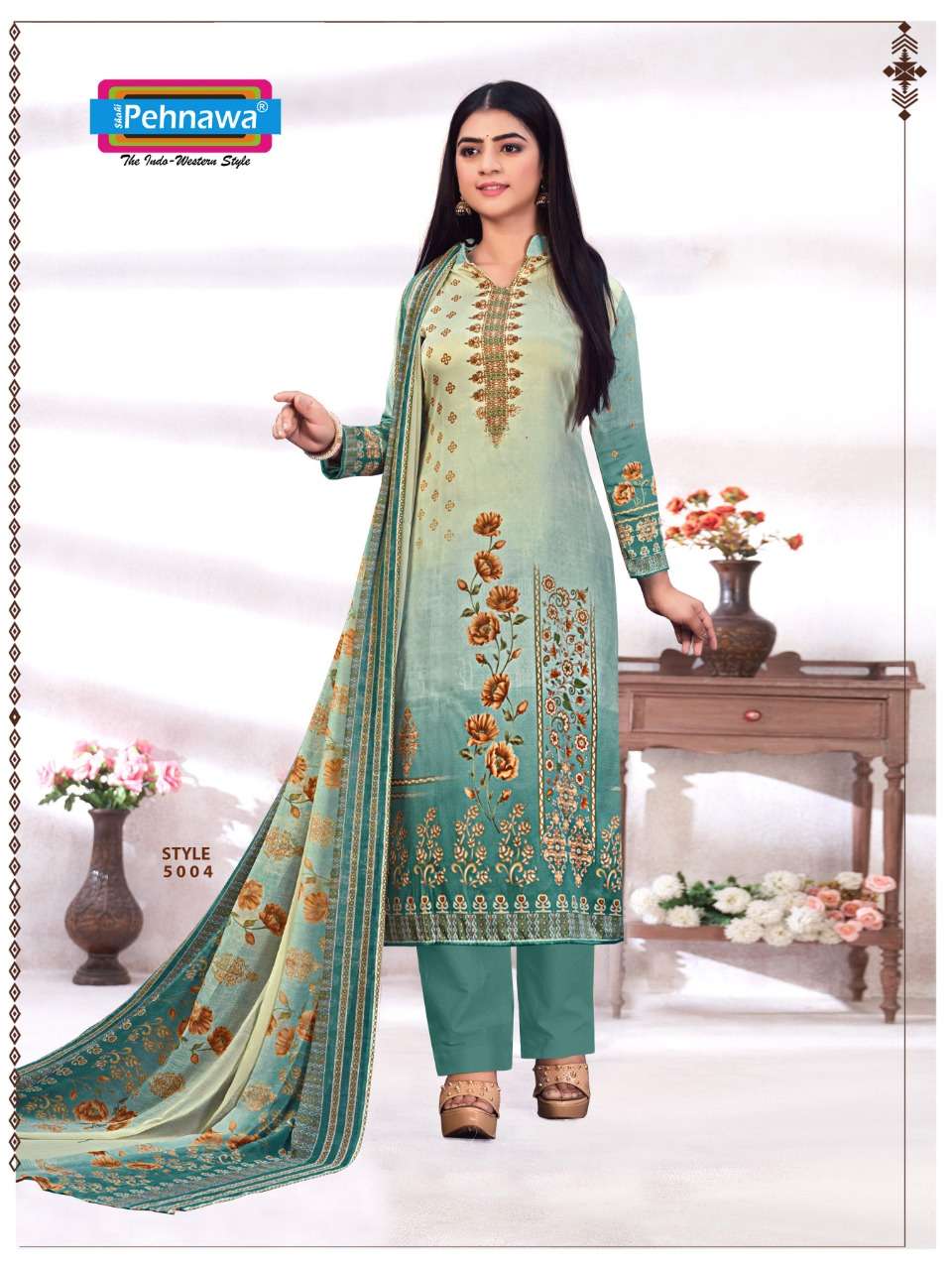 SHAHI PEHNAWA PRESENT KALKI COTTON PRINTED SALWAR SUITS IN WHOLESALE PRICE IN SURAT - SAI DRESSES