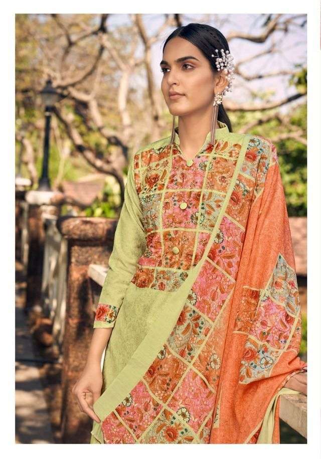 TANISHK FASHION PRESENT AASHNA PURE MASLIN DIGITAL PRINTED DESIGNER SUITS IN WHOLESALE PRICE IN SURAT - SAI DRESSES