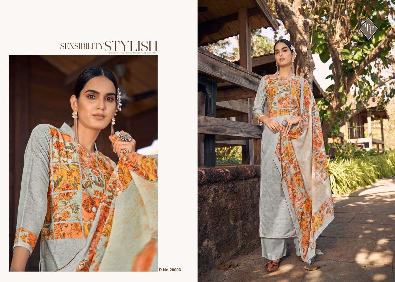TANISHK FASHION PRESENT AASHNA PURE MASLIN DIGITAL PRINTED DESIGNER SUITS IN WHOLESALE PRICE IN SURAT - SAI DRESSES