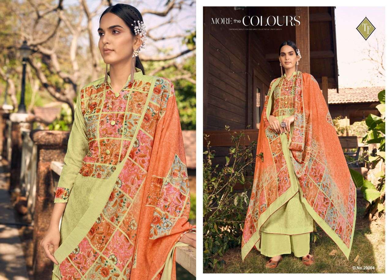 TANISHK FASHION PRESENT AASHNA PURE MASLIN DIGITAL PRINTED DESIGNER SUITS IN WHOLESALE PRICE IN SURAT - SAI DRESSES