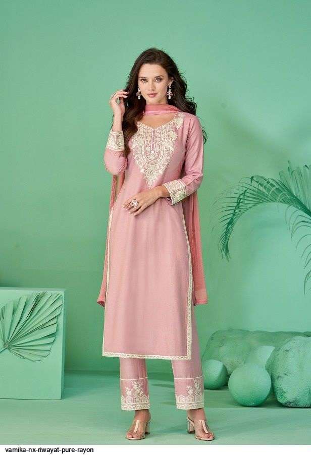 VAMIKA NX PRESENT RIWAYAT READYMADE PANT STYLE DRESS IN WHOLESALE PRICE IN SURAT - SAI DRESSES