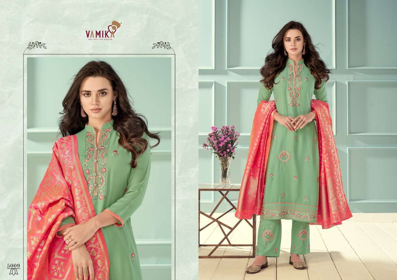  VAMIKA PRESENT SAJADA VOL 2  RAYON FULL STITCHED SALWAR SUITS IN WHOLESALE PRICE IN SURAT - SAI DRESSES