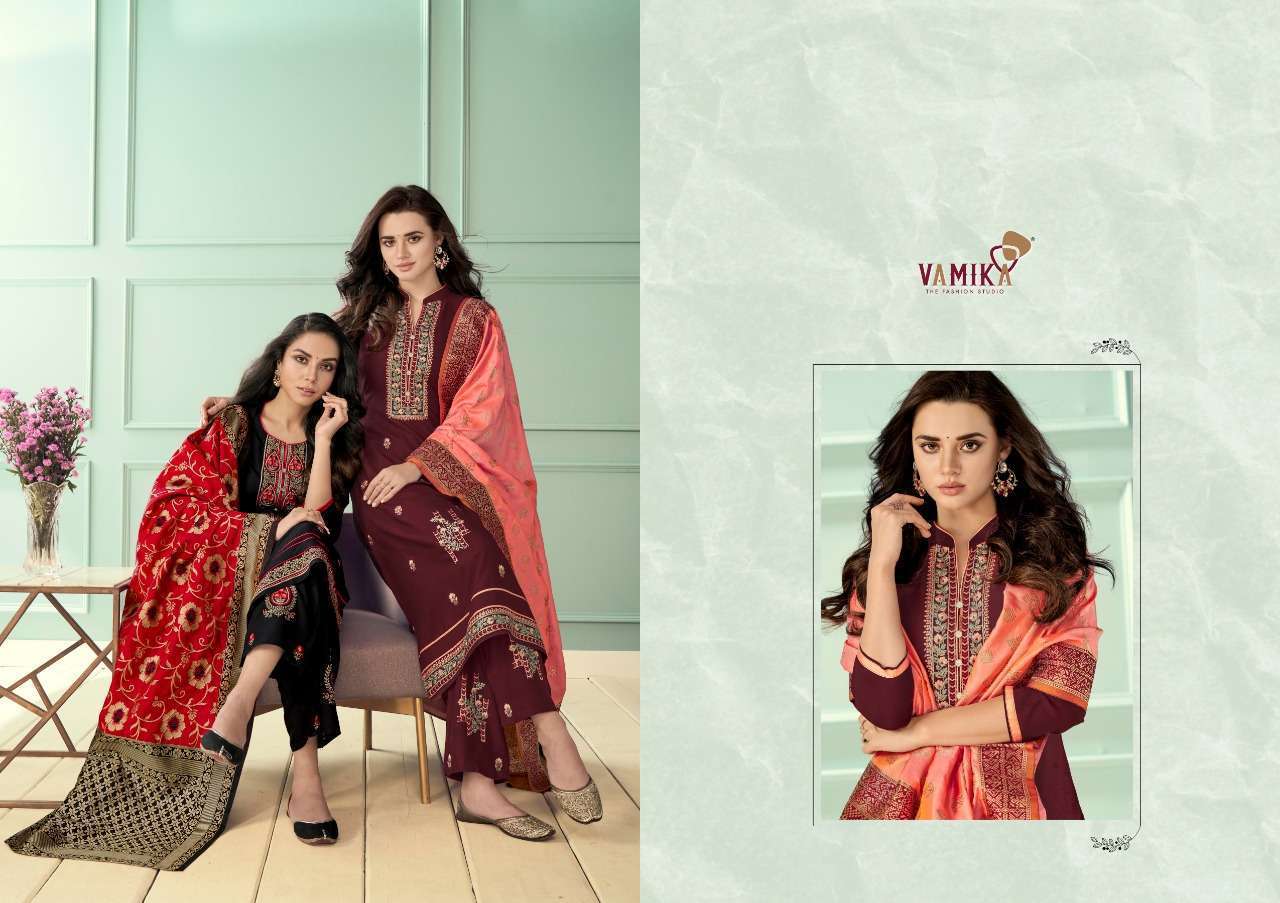  VAMIKA PRESENT SAJADA VOL 2  RAYON FULL STITCHED SALWAR SUITS IN WHOLESALE PRICE IN SURAT - SAI DRESSES