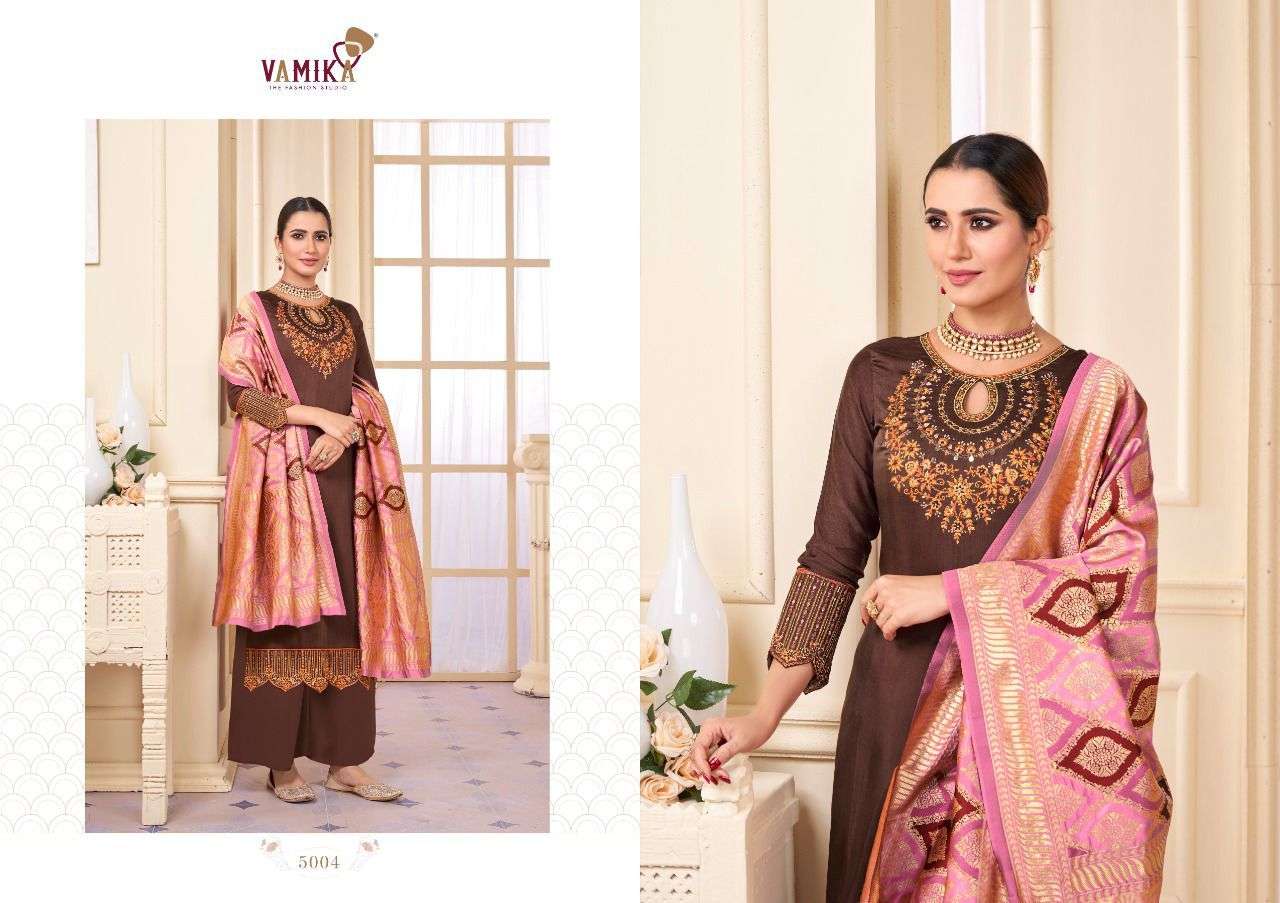 VAMIKA PRESENT SAJDA READYMADE PLAZO STYLE DESIGNER SUITS IN WHOLESALE PRICE IN SURAT - SAI DRESSES