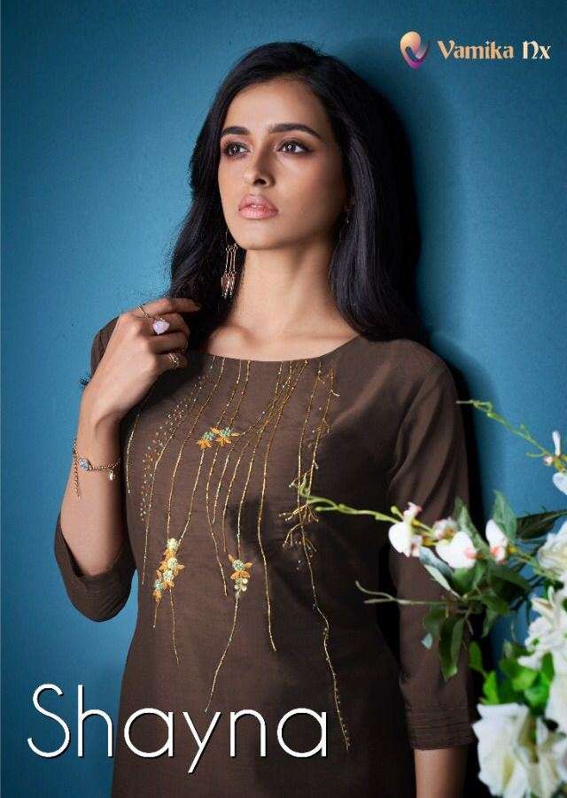 VAMIKA NX PRESENT SHAYNA DESIGNER KURTI WITH PLAZO IN WHOLESALE PRICE IN SURAT - SAI DRESSES