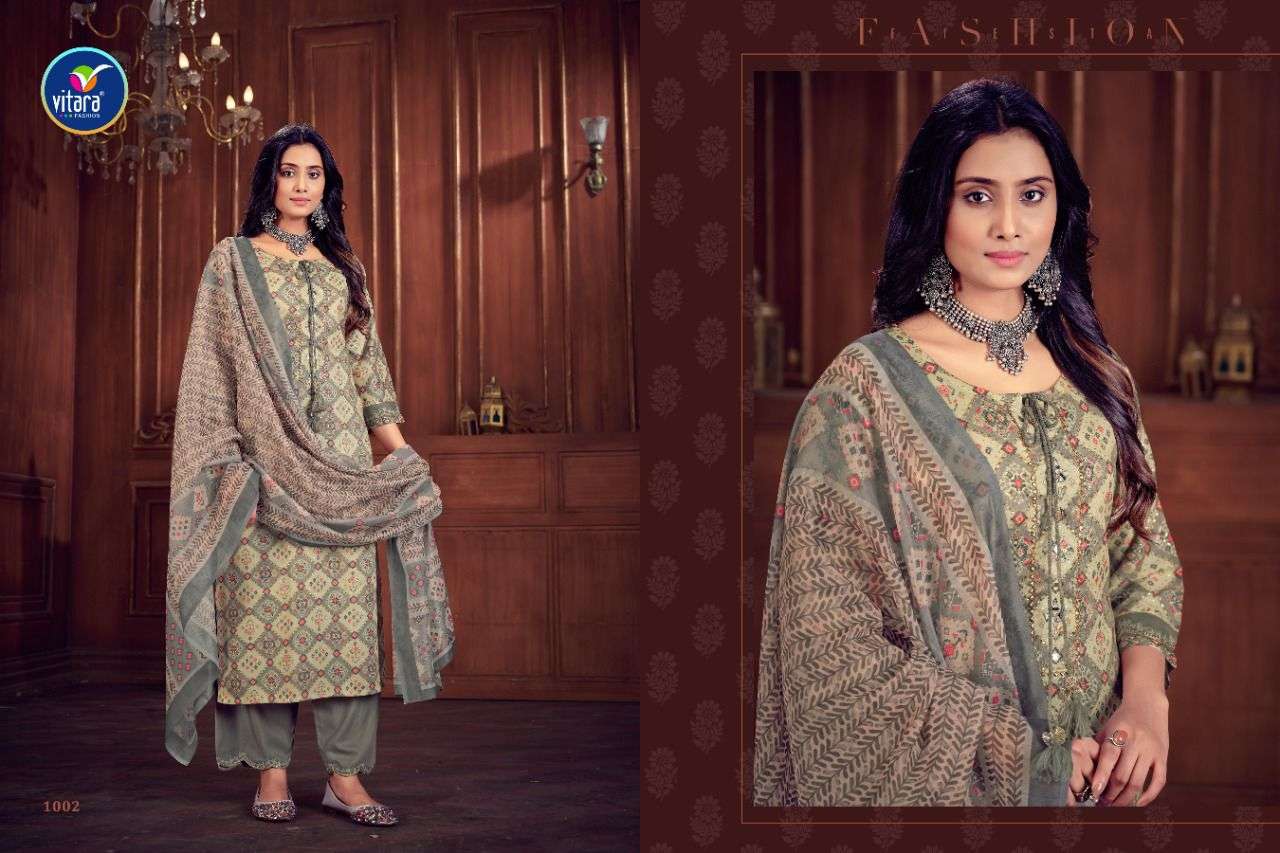 VITARA FASHION PRESENT CLASSIC RAYON PRINT READYMADE SUITS CATALOG IN WHOLESALE PRICE IN SURAT - SAI DRESSES