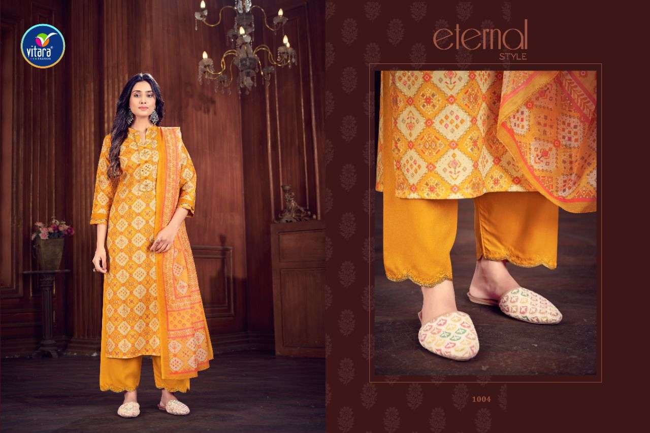 VITARA FASHION PRESENT CLASSIC RAYON PRINT READYMADE SUITS CATALOG IN WHOLESALE PRICE IN SURAT - SAI DRESSES
