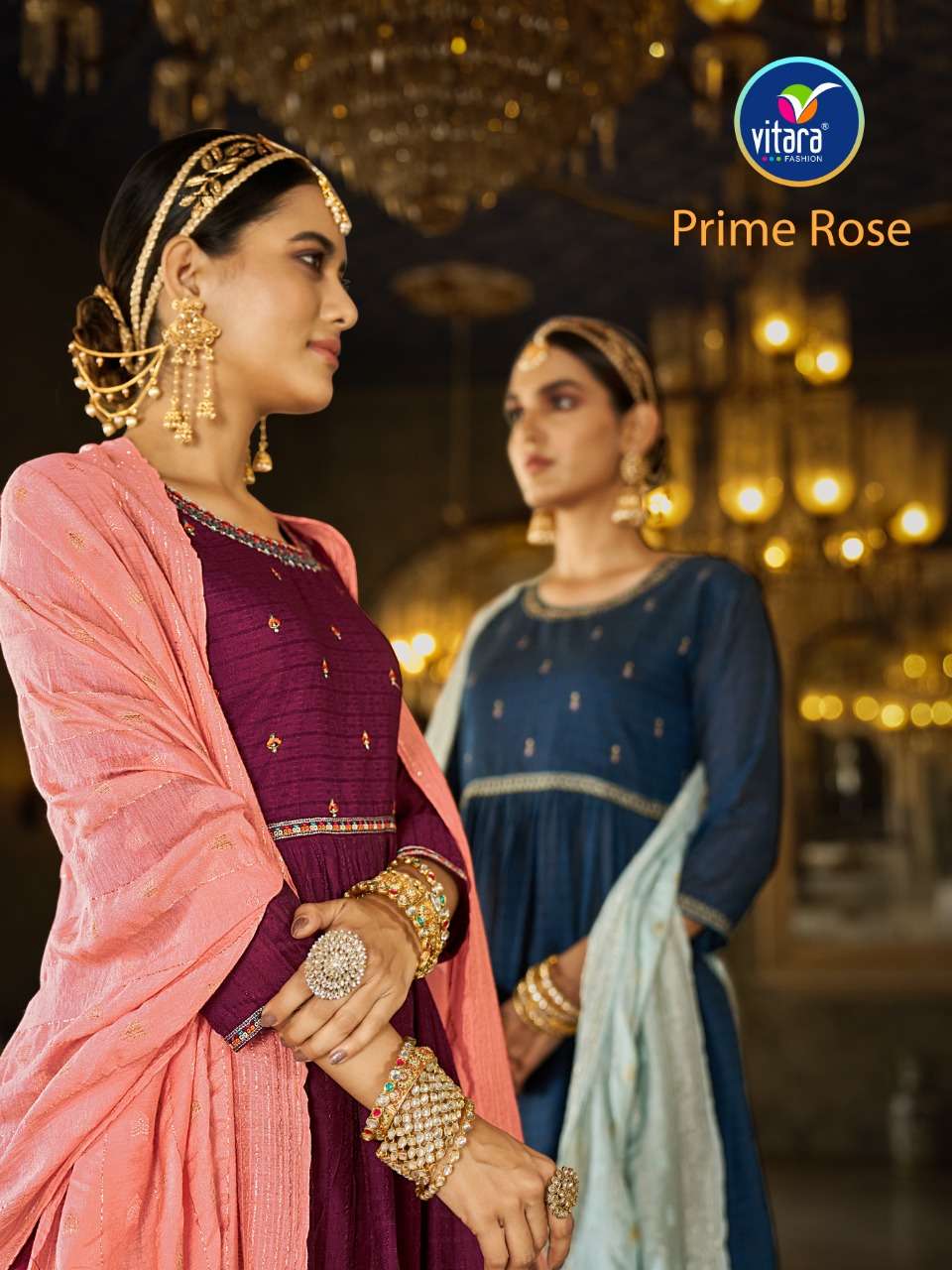 VITARA FASHION PRESENT PRIME ROSE READYMADE SHARARA STYLE SUITS IN WHOLESALE PRICE IN SURAT - SAI DRESSES