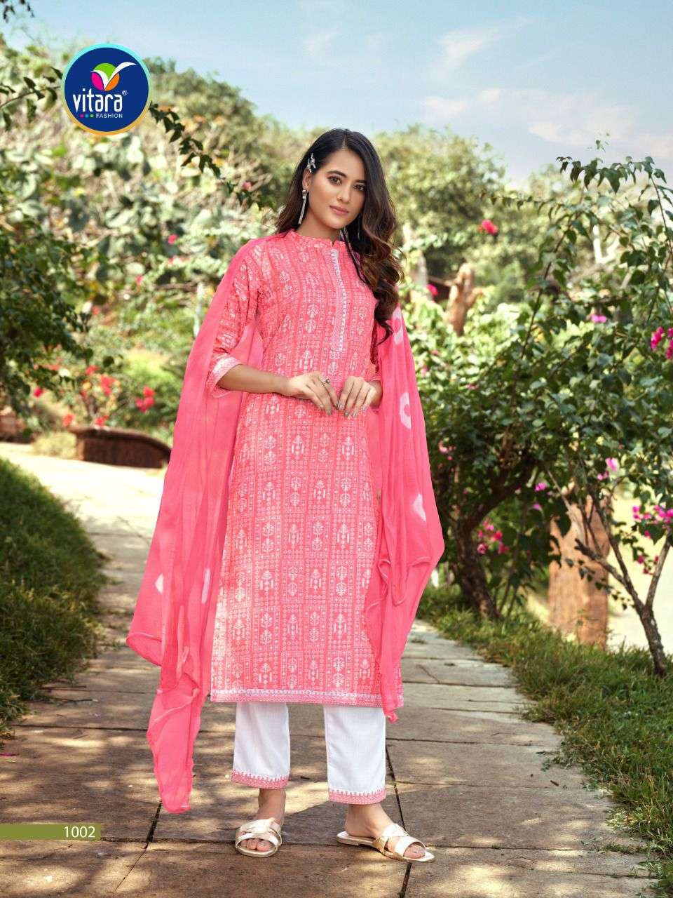 VITARA FASHION PRESENT VICTORIA READYMADE RAYON PANT STYLE DRESS IN WHOLESALE PRICE IN SURAT - SAI DRESSES 