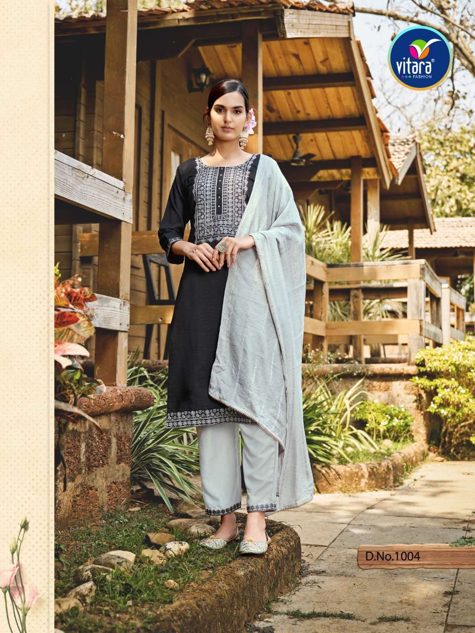 VITARA FASHION PRESENT VRINDA FANCY COTTON SALWAR SUITS IN WHOLESALE PRICE IN SURAT - SAI DRESSES