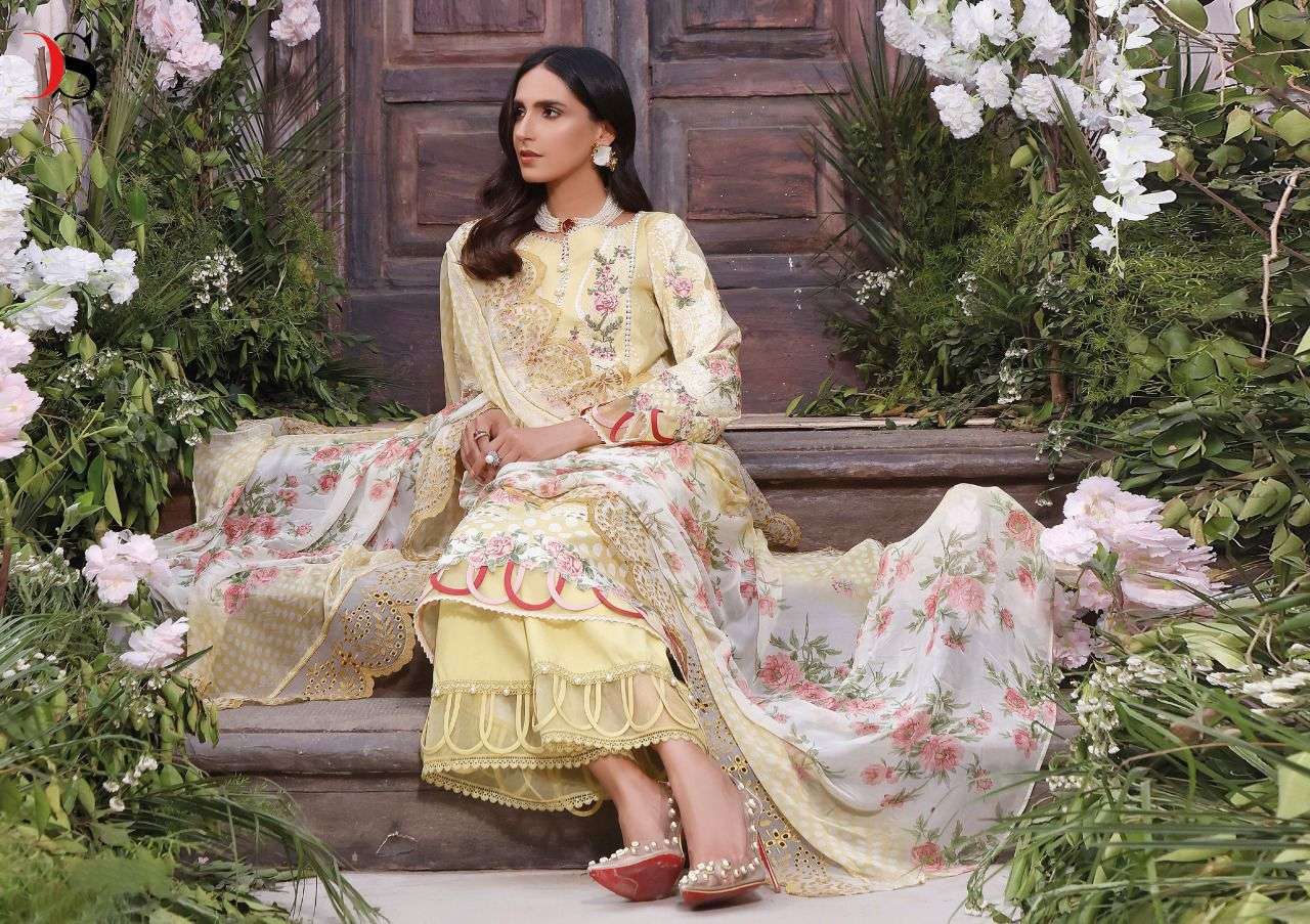 DEEPSY SUITS PRESENT FIRDOUS PREMIUM LAWN EMBROIDERED DUPATTA-2 NX PAKISTANI DESIGNER SUITS IN WHOLESALE PRICE IN SURAT - SAI DRESSES