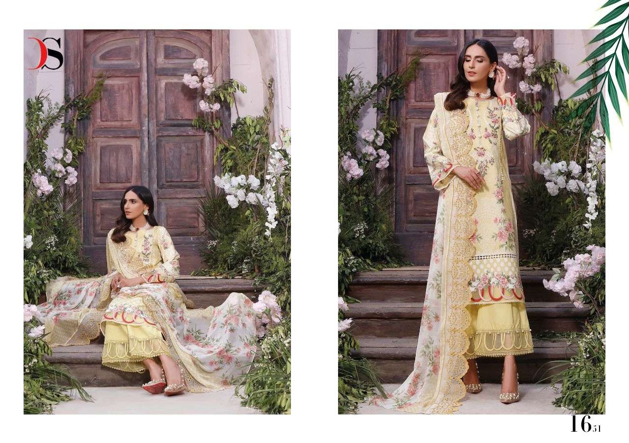 DEEPSY SUITS PRESENT FIRDOUS PREMIUM LAWN EMBROIDERED DUPATTA-2 NX PAKISTANI DESIGNER SUITS IN WHOLESALE PRICE IN SURAT - SAI DRESSES