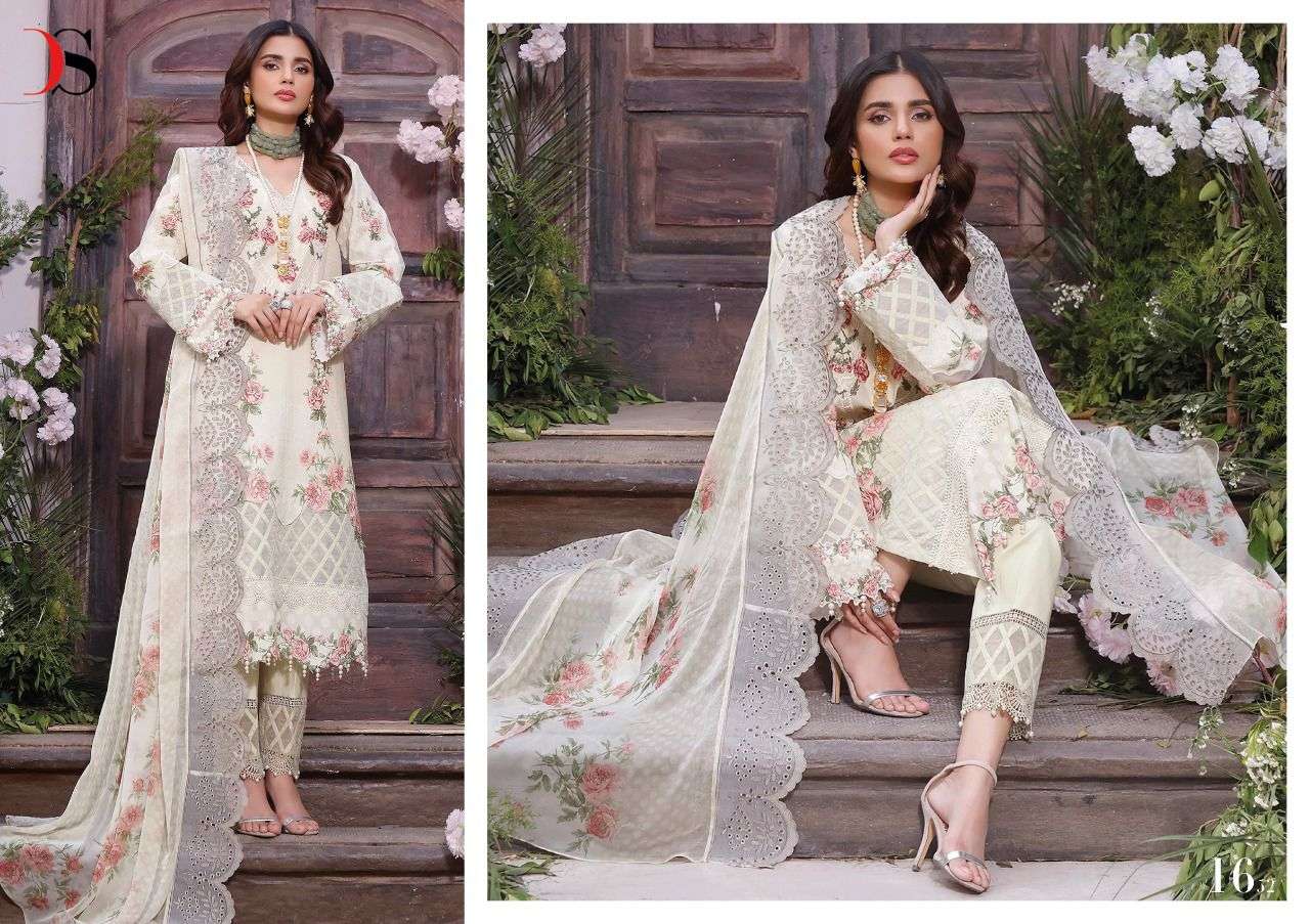 DEEPSY SUITS PRESENT FIRDOUS PREMIUM LAWN EMBROIDERED DUPATTA-2 NX PAKISTANI DESIGNER SUITS IN WHOLESALE PRICE IN SURAT - SAI DRESSES