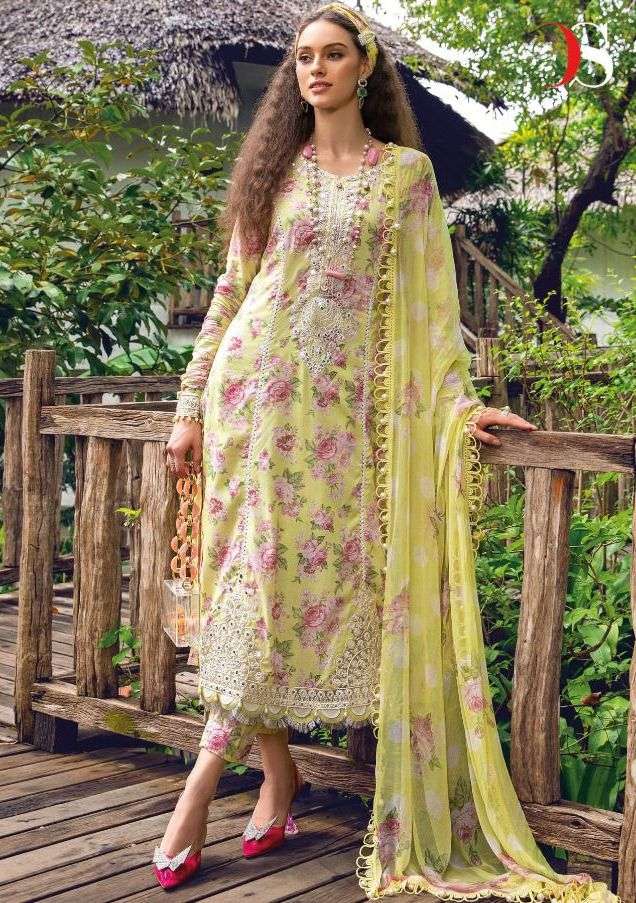DEEPSY SUITS PRESENT MARIA B M PRINT 22 VOL 3 PAKISTANI DESIGNER SUITS IN WOLESALE PRICE IN SURAT - SAI DRESSES