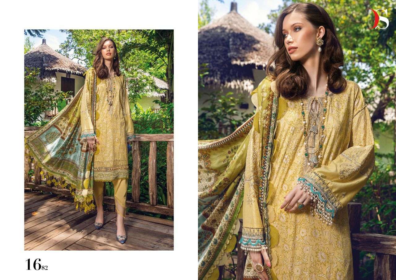 DEEPSY SUITS PRESENT MARIA B M PRINT 22 VOL 3 PAKISTANI DESIGNER SUITS IN WOLESALE PRICE IN SURAT - SAI DRESSES