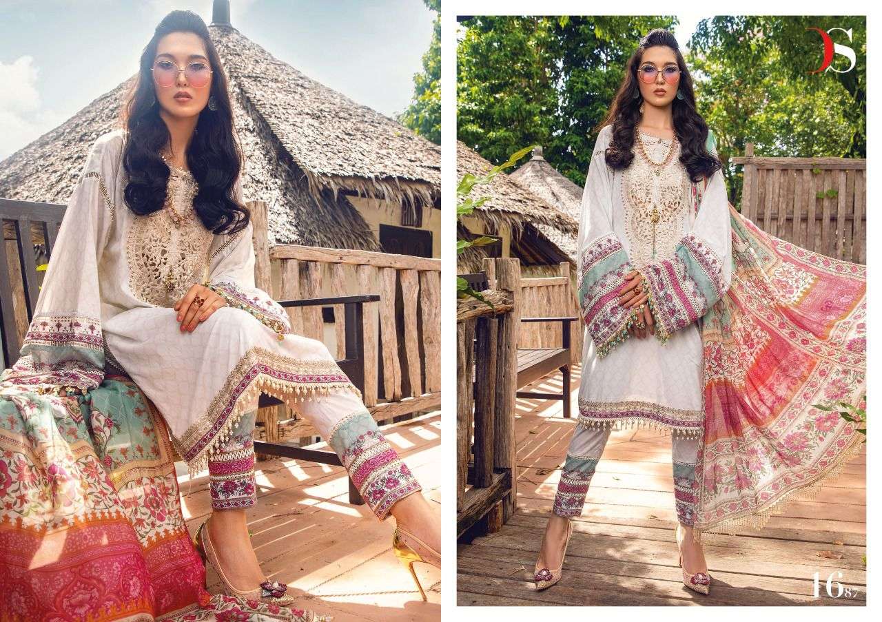 DEEPSY SUITS PRESENT MARIA B M PRINT 22 VOL 3 PAKISTANI DESIGNER SUITS IN WOLESALE PRICE IN SURAT - SAI DRESSES