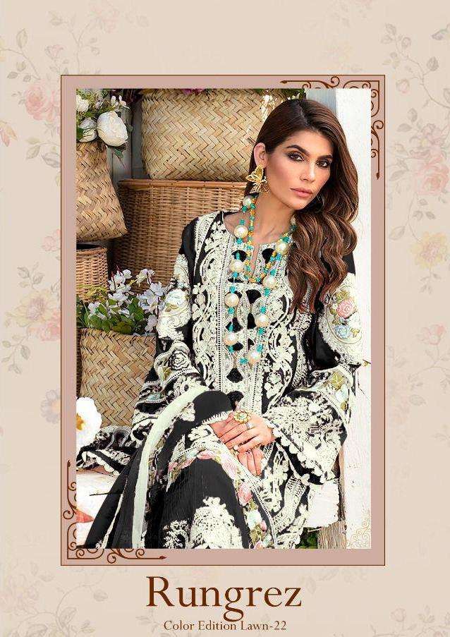 DEEPSY SUITS PRESENT RUNGREZ COLOR EDITION LAWN-22 PAKISTANI DESIGNER SUITS IN WHOLESALE PRICE IN SURAT - SAI DRESSES