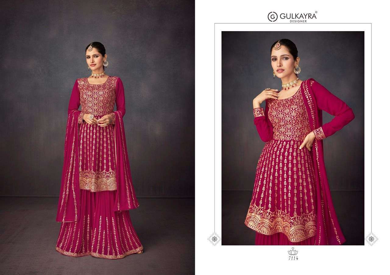 GULKAYRA DESIGNER PRESENT ISHIKA READYMADE GARARA STYLE DESIGNER SUITS IN WHOLESALE PRICE IN SURAT - SAI DRESSES