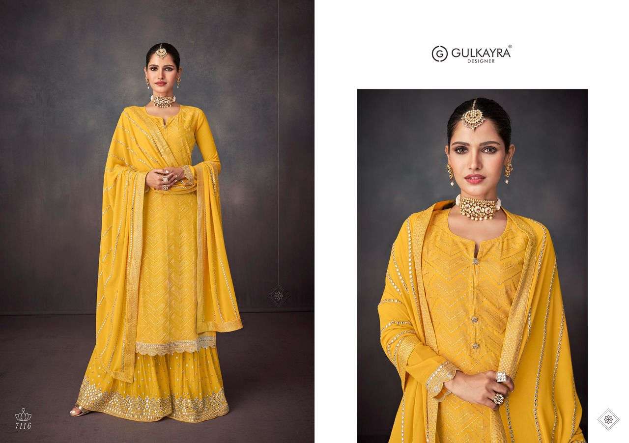 GULKAYRA DESIGNER PRESENT ISHIKA READYMADE GARARA STYLE DESIGNER SUITS IN WHOLESALE PRICE IN SURAT - SAI DRESSES