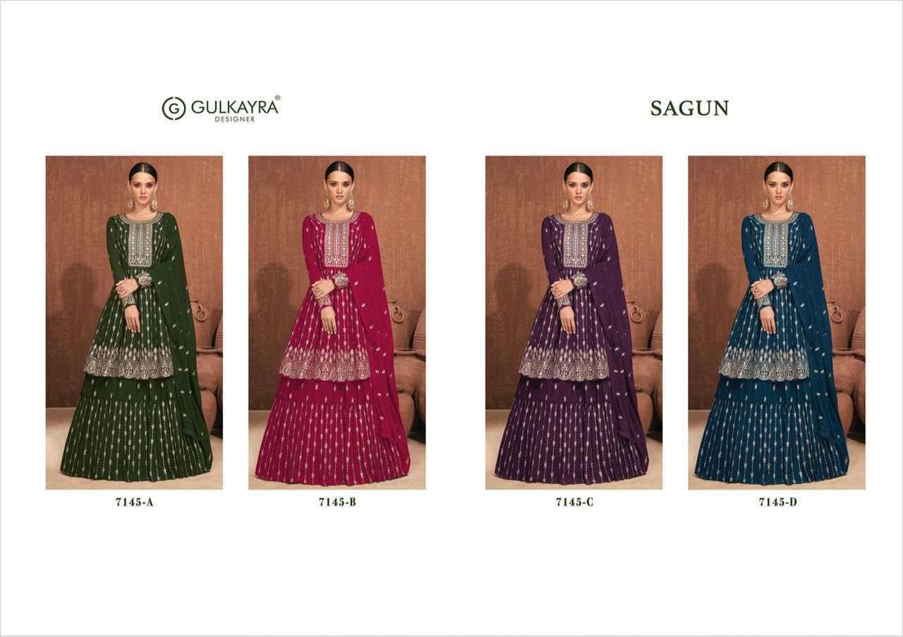 GULKAYRA DESIGNER PRESENT SAGUN READYMADE PARTY WEAR WEDDING COLLECTION IN WHOLESALE PRICE IN SURAT - SAI DRESSES