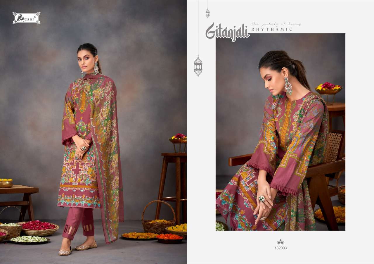KESAR PRESENT SANA SAFINAZ LAWN PAKISTANI SALWAR SUITS IN WHOLESALE PRICE IN SURAT - SAI DRESSES
