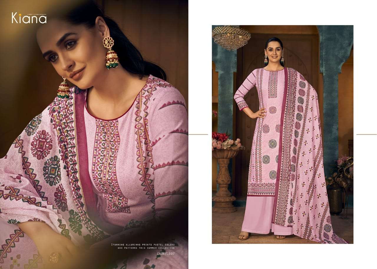KIANA PRESENT KILLORY VOL 1 PRINTED SALWAR SUITS IN WHOLESALE PRICE IN SURAT - SAI DRESSES