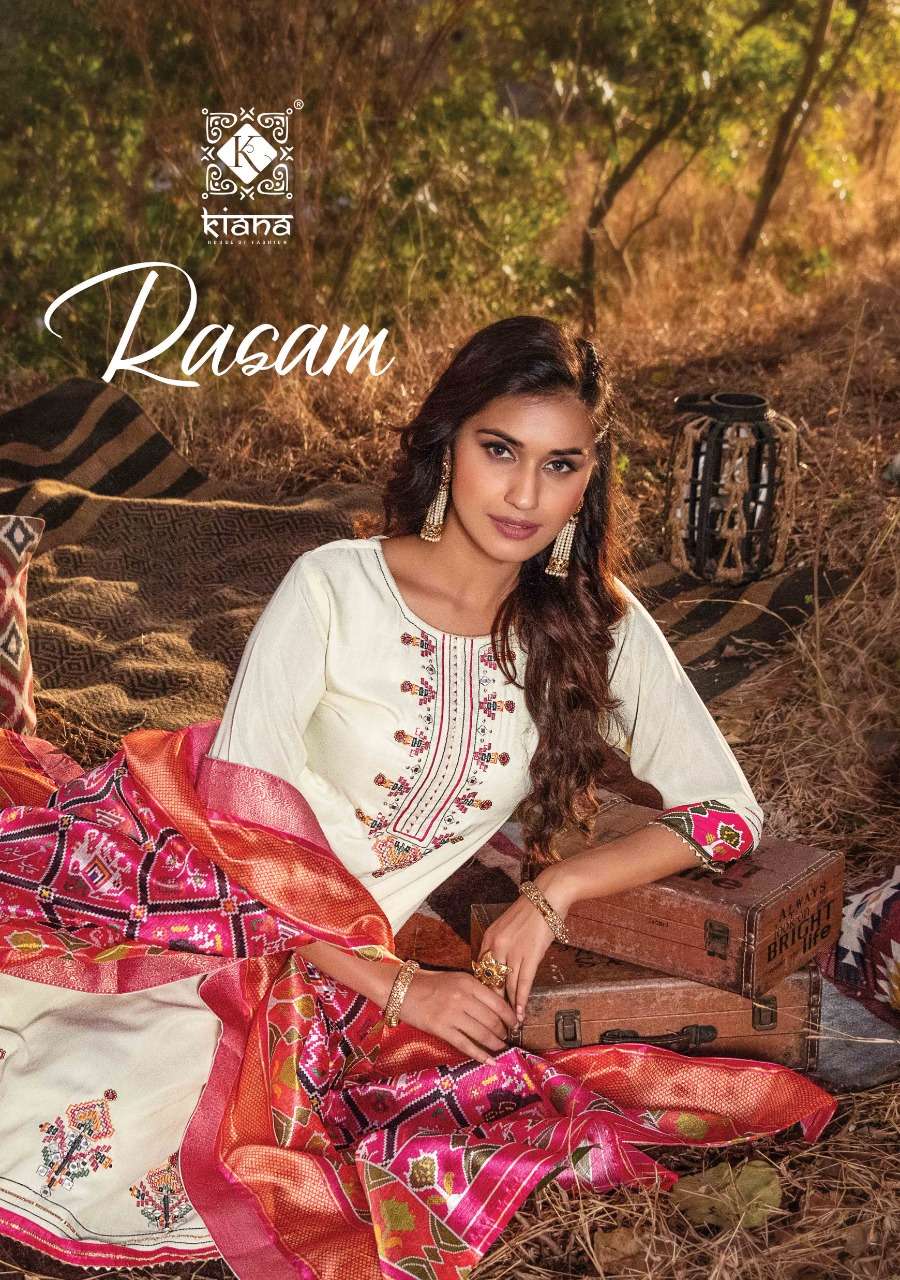 KIANA PRESENT RASAM READYMADE DESIGNER SUITS IN WHOLESALE PRICE IN SURAT - SAI DRESSES