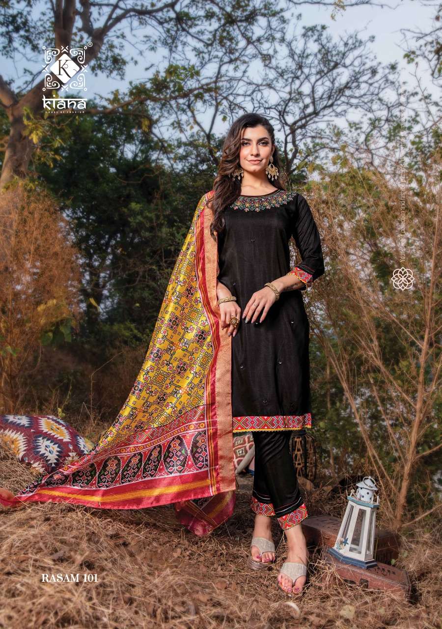 KIANA PRESENT RASAM READYMADE DESIGNER SUITS IN WHOLESALE PRICE IN SURAT - SAI DRESSES