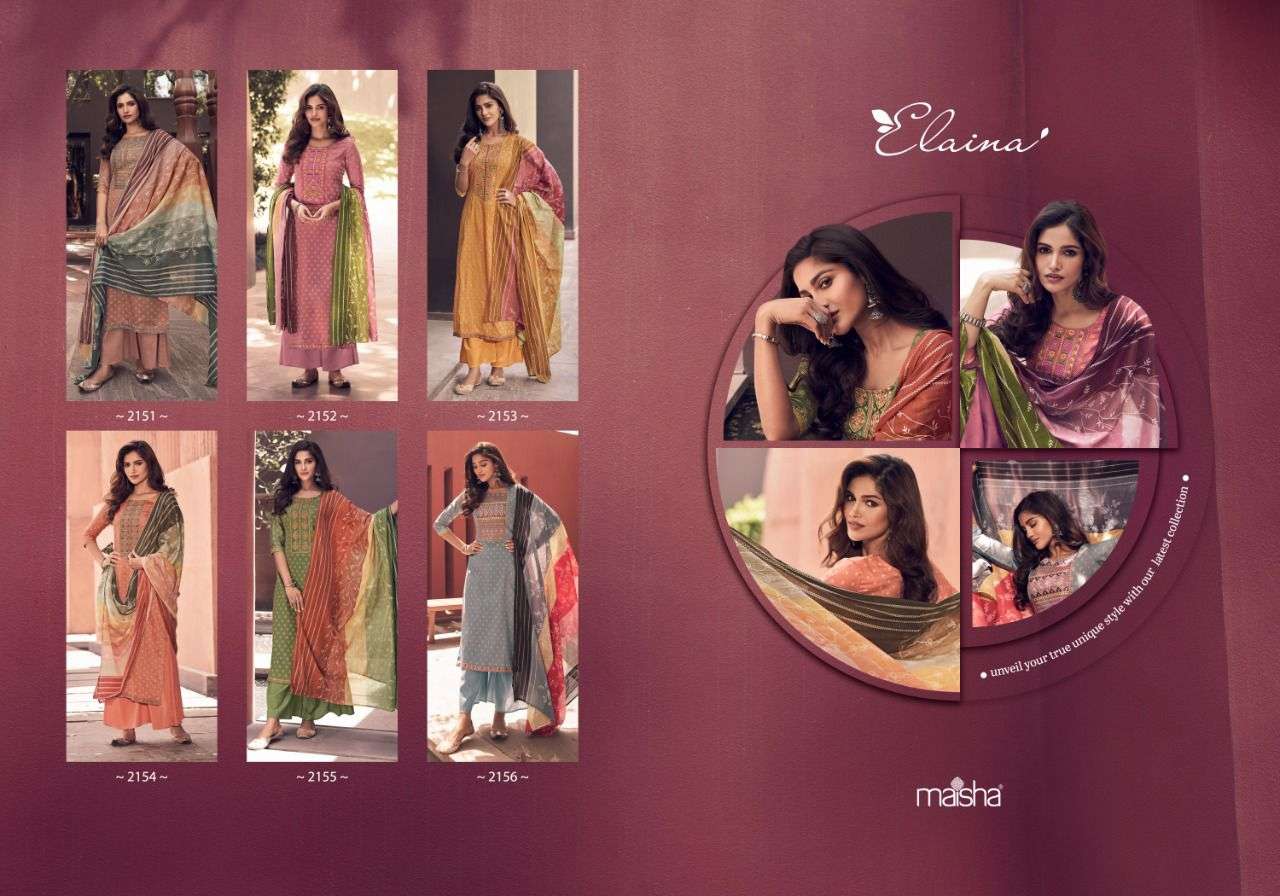 MAISHA PRESENT ELAINA READYMADE PLAZZO STYLE DESIGNER SUITS IN WHOLESALE PRICE IN SURAT - SAI DRESSES