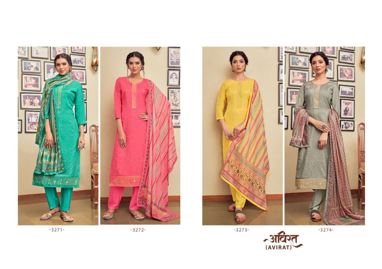 RANGOON PRESENT AVIRAT PURE VISCOS UPADA SILK READMADE DESIGNER SUITS IN WHOLESALE PRICE IN SURAT - SAI DRESSES