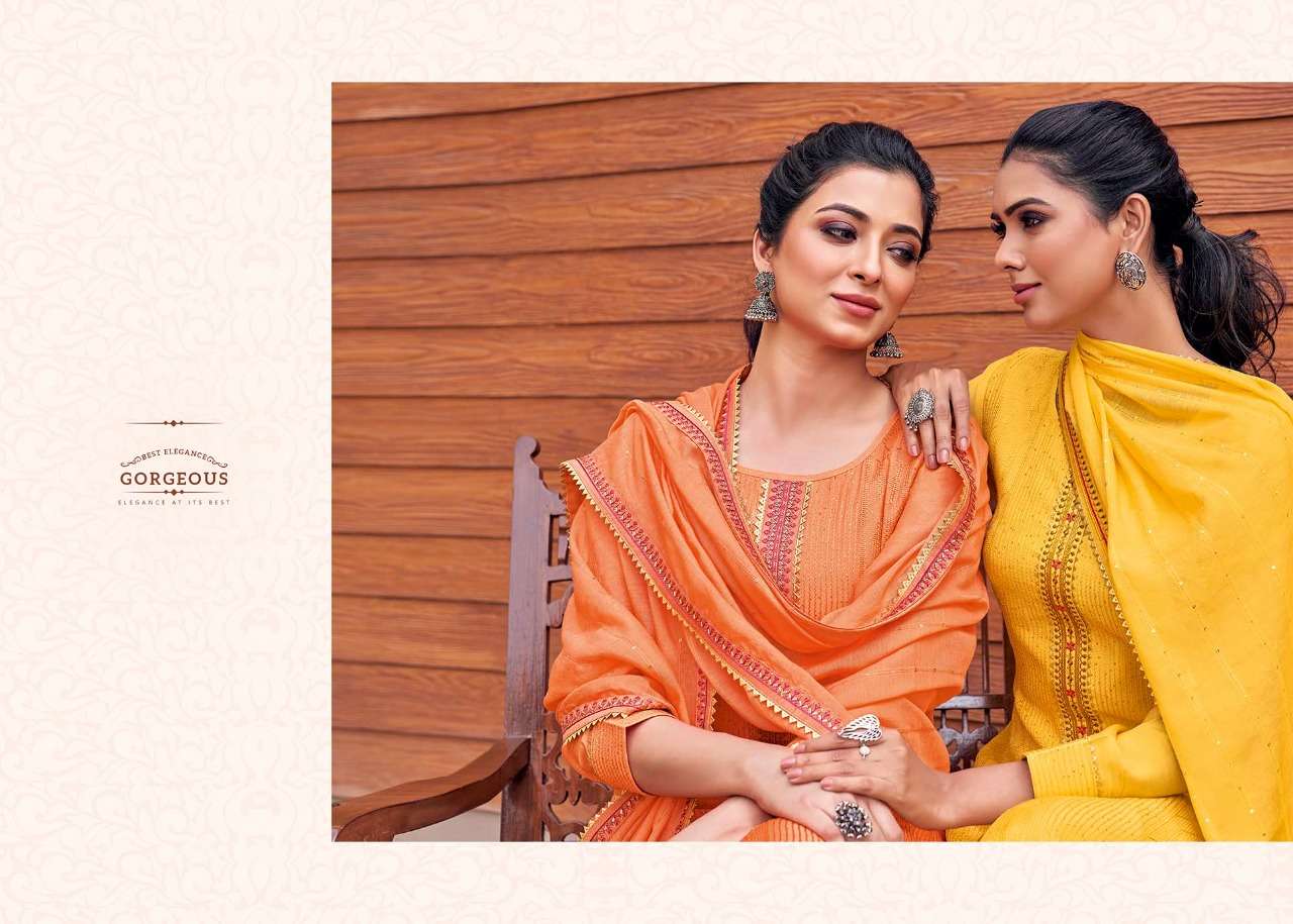RANGOON PRESENT ROYAL TOUCH VOL 4 READYMADE EMBROIDERED DESIGNER SUITS IN WHOLESALE PRICE IN SURAT - SAI DRESSES