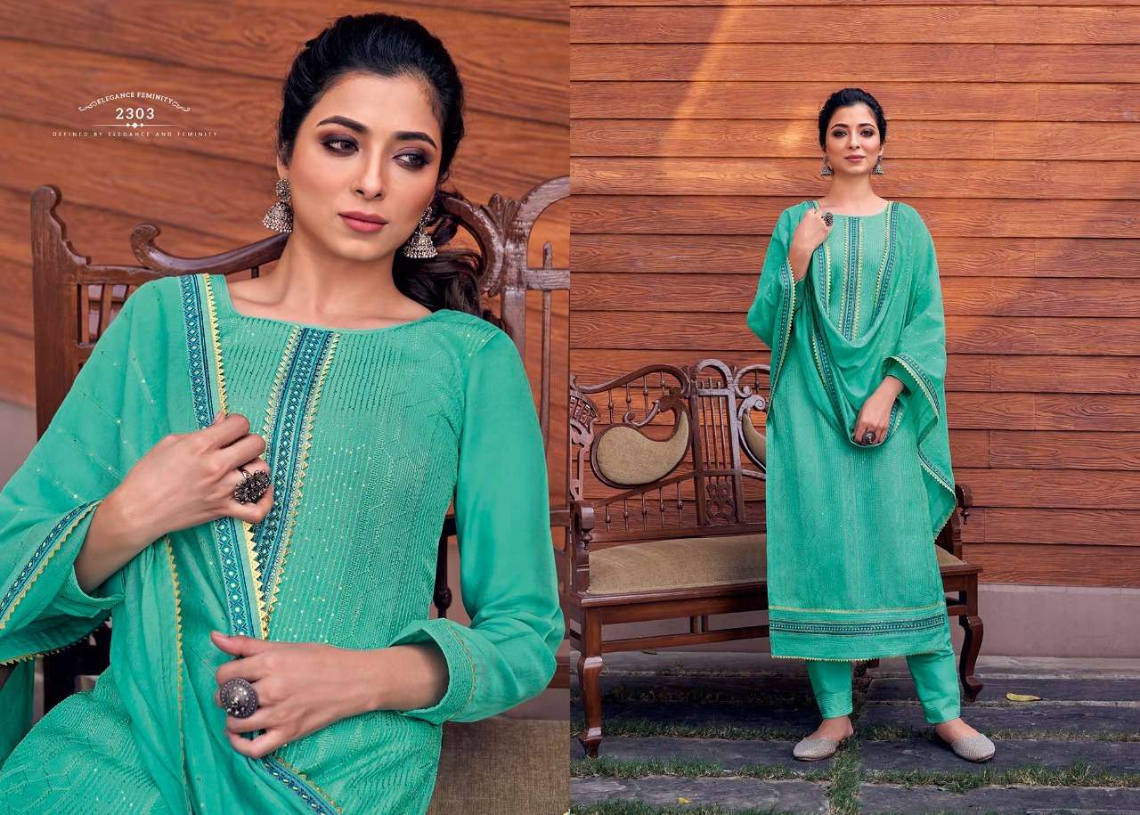 RANGOON PRESENT ROYAL TOUCH VOL 4 READYMADE EMBROIDERED DESIGNER SUITS IN WHOLESALE PRICE IN SURAT - SAI DRESSES