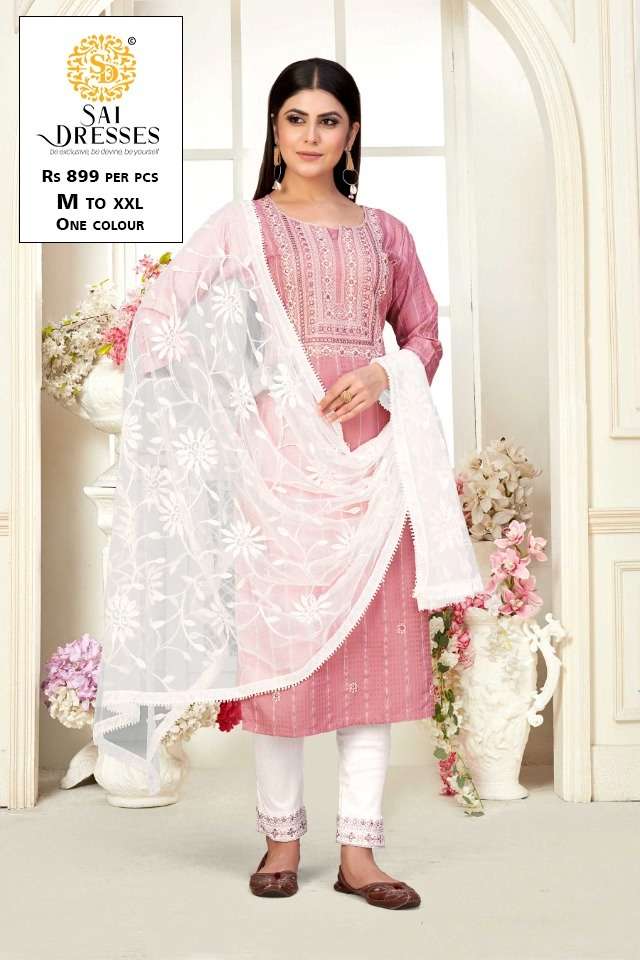 SAI DRESSES PRESENT COMBO SET IN WHOLESALE RATE IN SURAT - SAI DRESSES