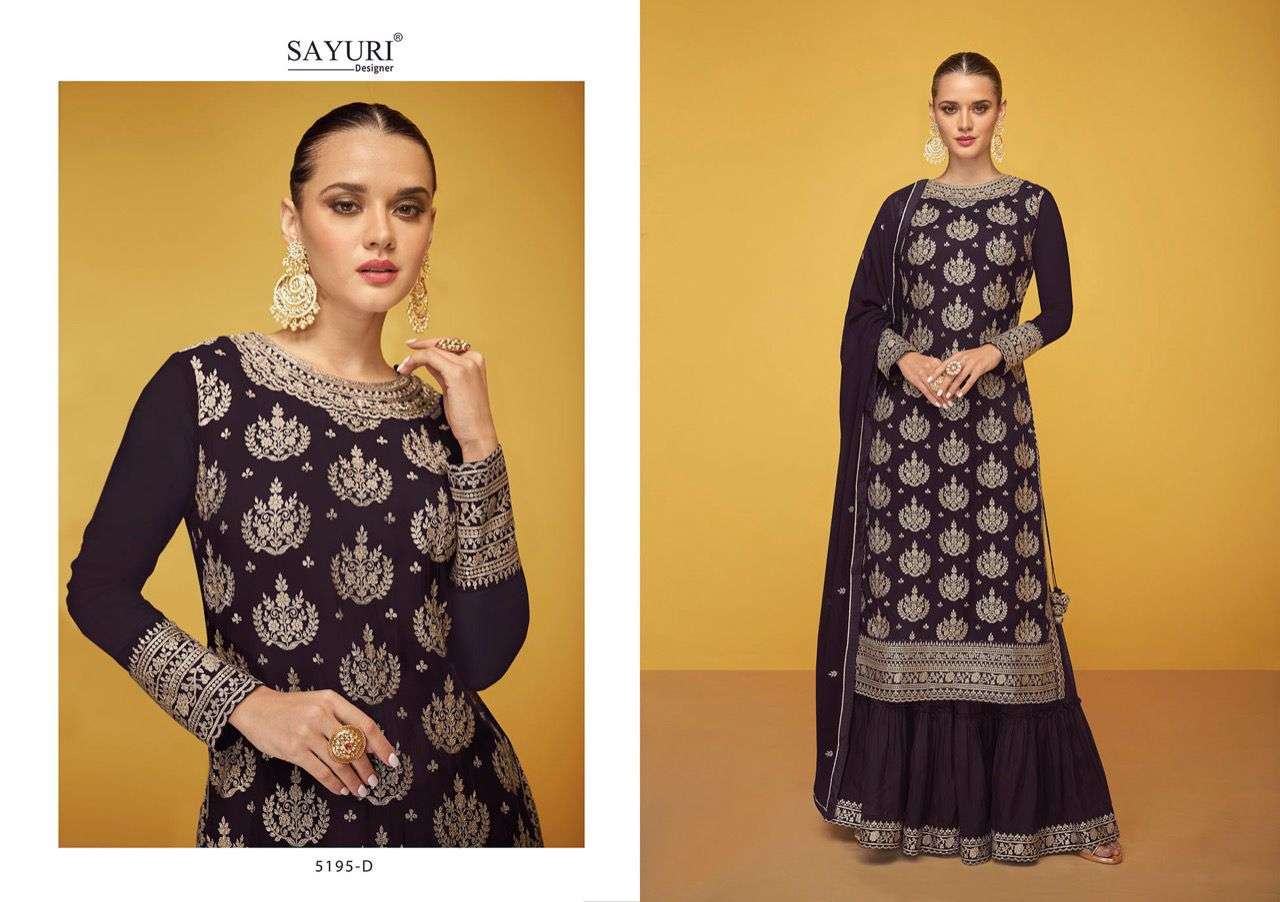 SAYURI DESIGNER PRESENT ALEENA READYMADE HEAVY GEORGETTE DESIGNER SUITS IN WHOLESALE PRICE IN SURAT - SAI DRESSES