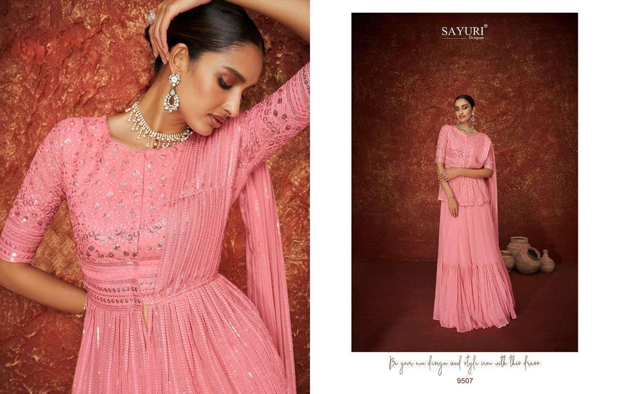 SAYURI DESIGNER PRESENT DAISY READYMADE PARTY WEAR DESIGNER SUITS IN WHOLESALE PRICE IN SURAT - SAI DRESSES