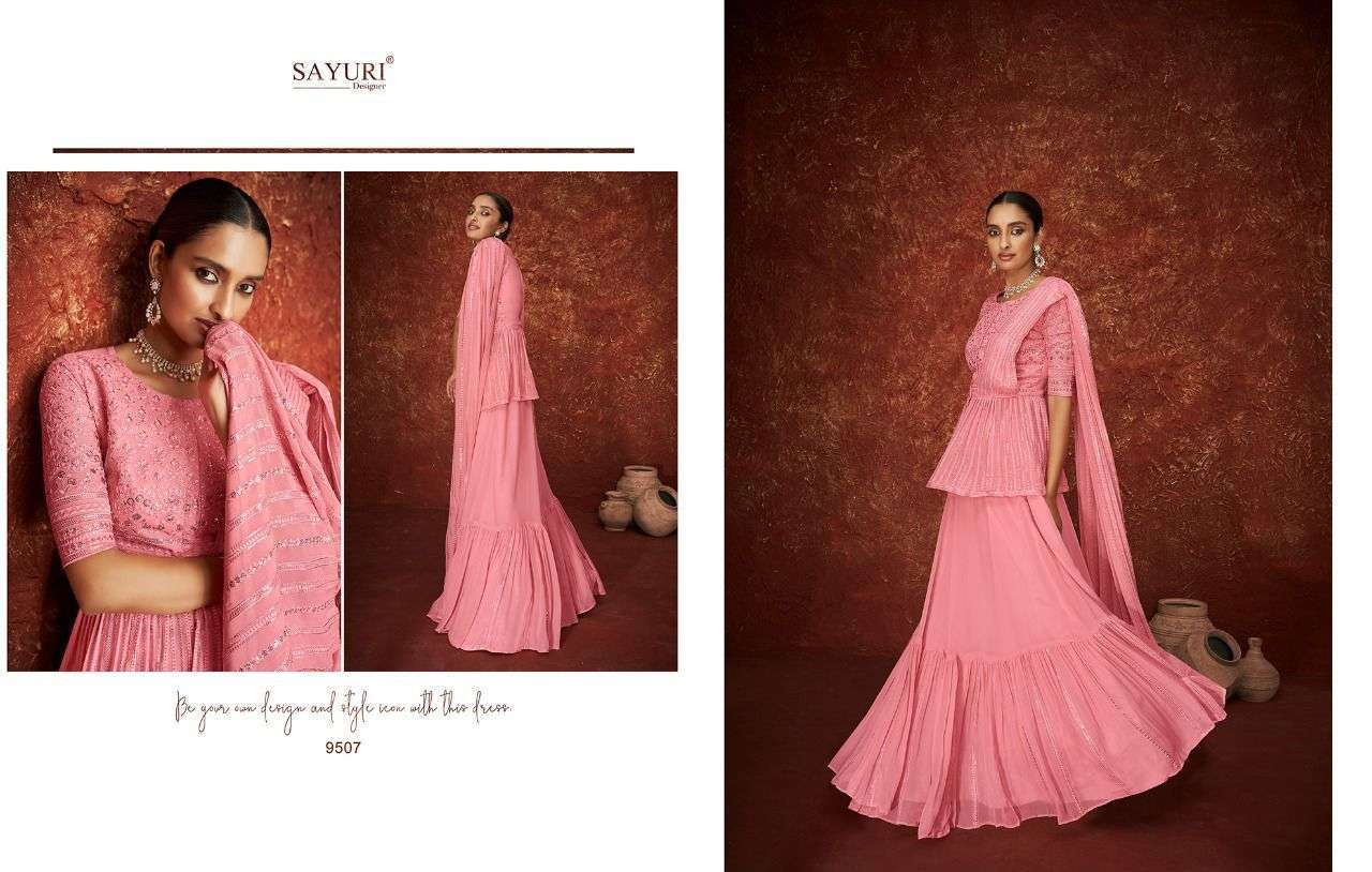 SAYURI DESIGNER PRESENT DAISY READYMADE PARTY WEAR DESIGNER SUITS IN WHOLESALE PRICE IN SURAT - SAI DRESSES