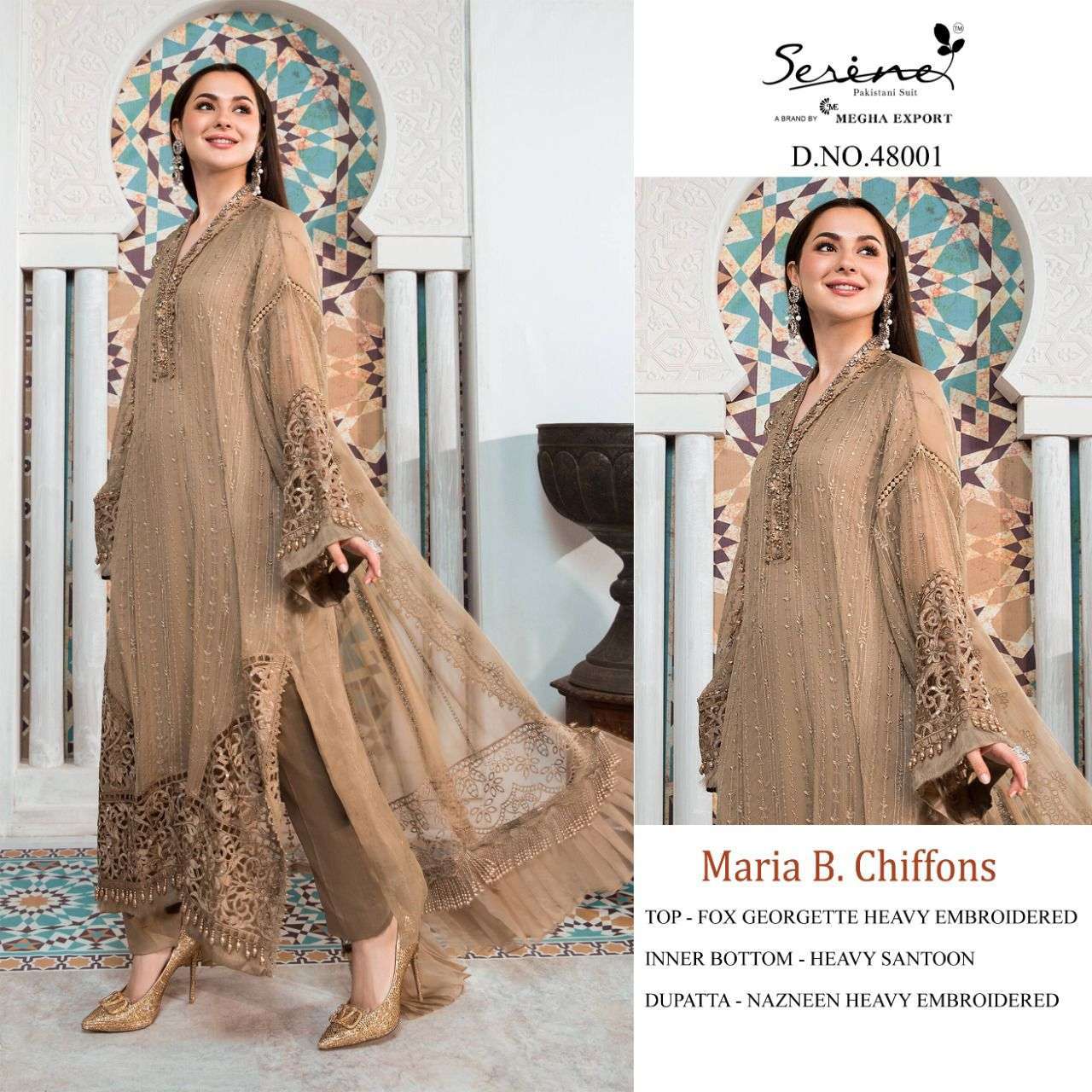 SERENE PRESENT MARIA B. CHIFFONS CATALOG