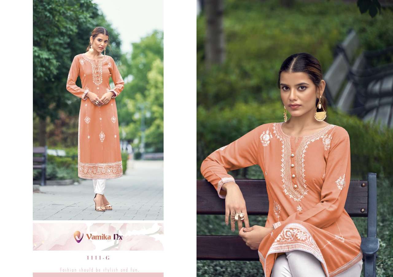VAMIKA NX PRESENT ROOH VOL 2 GOLD CASUAL WEAR KURTI WITH PANT IN WHOLESALE PRICE IN SURAT - SAI DRESSES