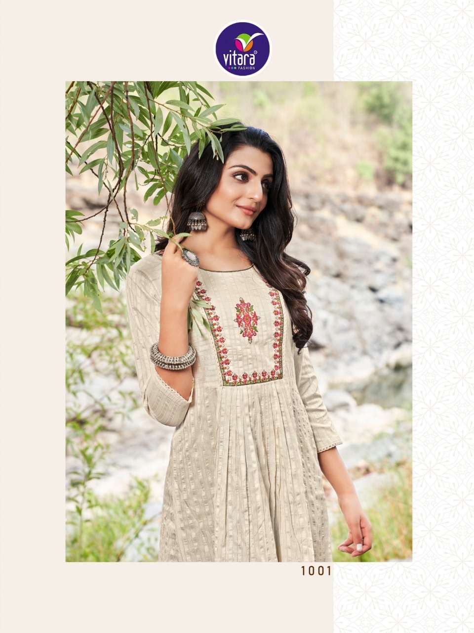 VITARA FASHION PRESENT ADDISON FANCY KURTIS IN WHOLESALE PRICE IN SURAT - SAI DRESSES