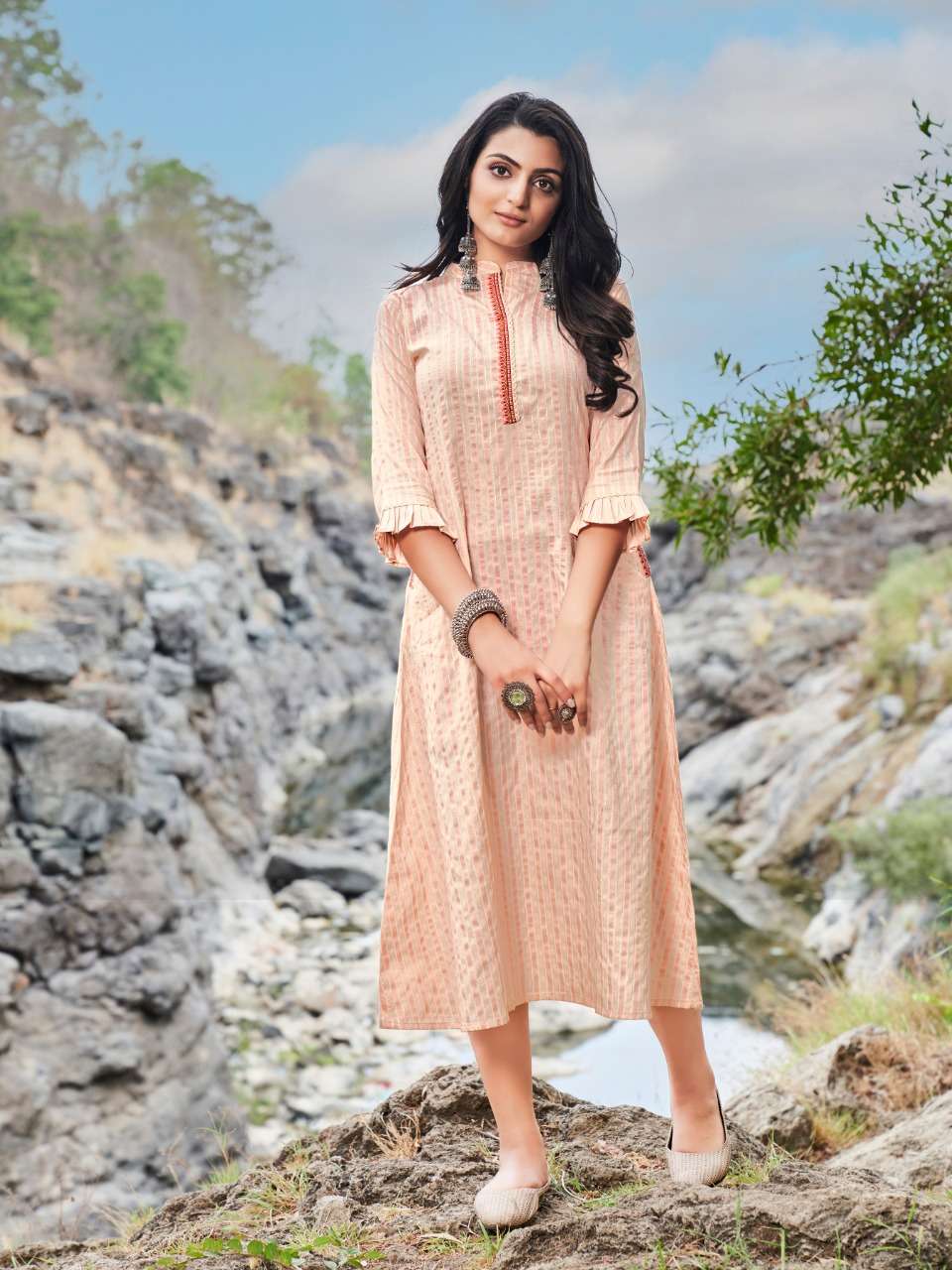 VITARA FASHION PRESENT ADDISON FANCY KURTIS IN WHOLESALE PRICE IN SURAT - SAI DRESSES