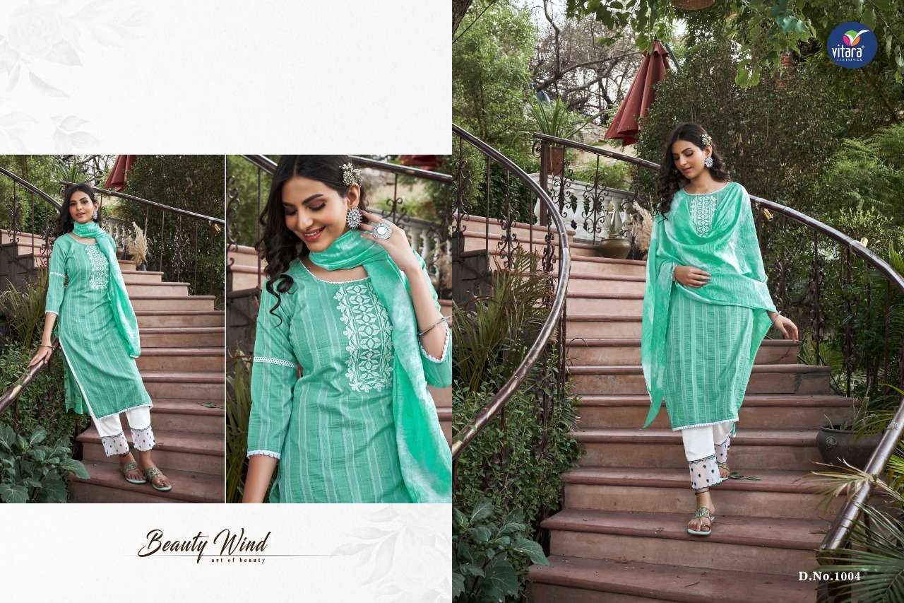VITARA FASHION PRESENT VERNIKA READYMADE PANT STYLE DESIGNER SUITS IN WHOLESALE PRICE IN SURAT - SAI DRESSES